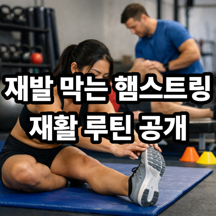  햄스트링 부상 후 재활 운동 단계별 정리, 안전하게 복귀하는 방법