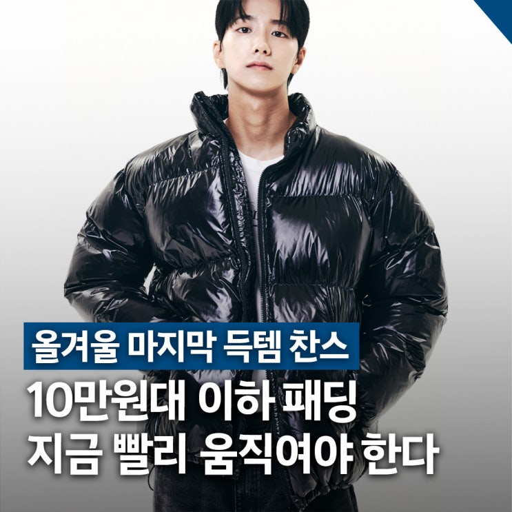  10만원대 이하 남성패딩 브랜드 랭킹 TOP4 추천