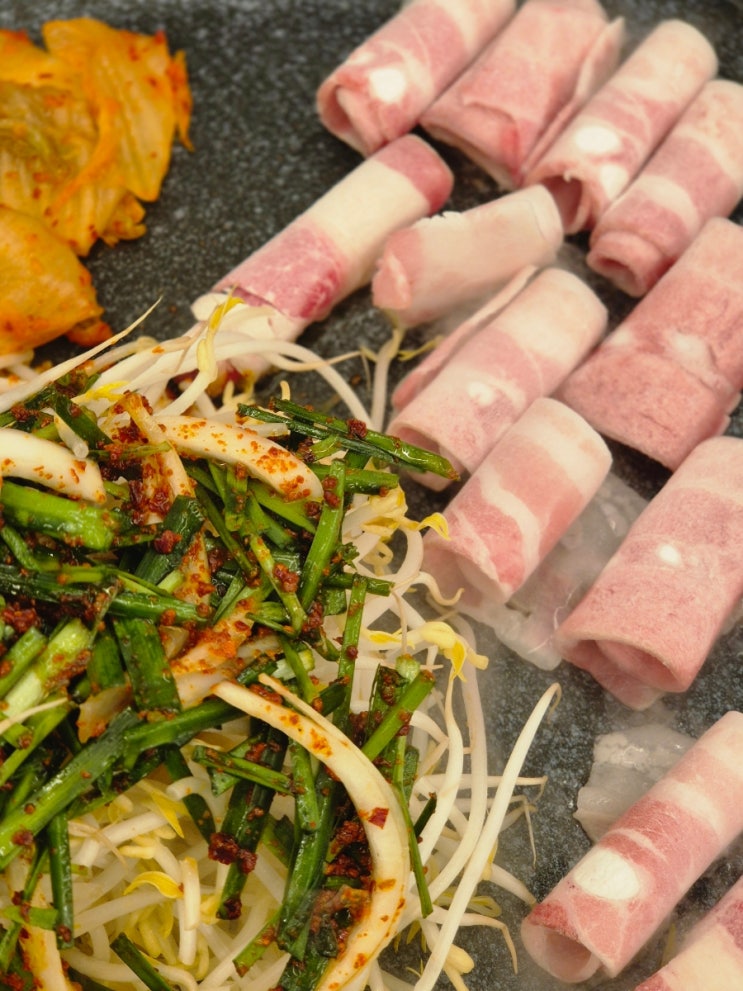  선부동 맛집 냉삼 땡기는 날엔 창영이부추냉삼국수집
