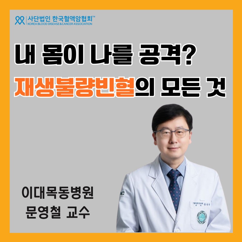 반복되는 수혈, 재생불량성빈혈 중증도별 치료법