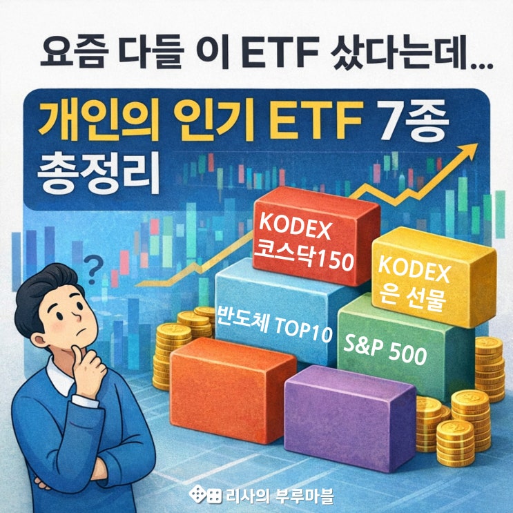  최근 한 달간 개미들이 가장 많이 매수한 ETF TOP 7은?