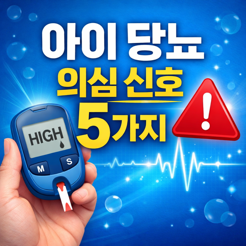 아이 물 많이 마신다면? 소아 당뇨병 초기증상·인슐린 치료 핵심 정리