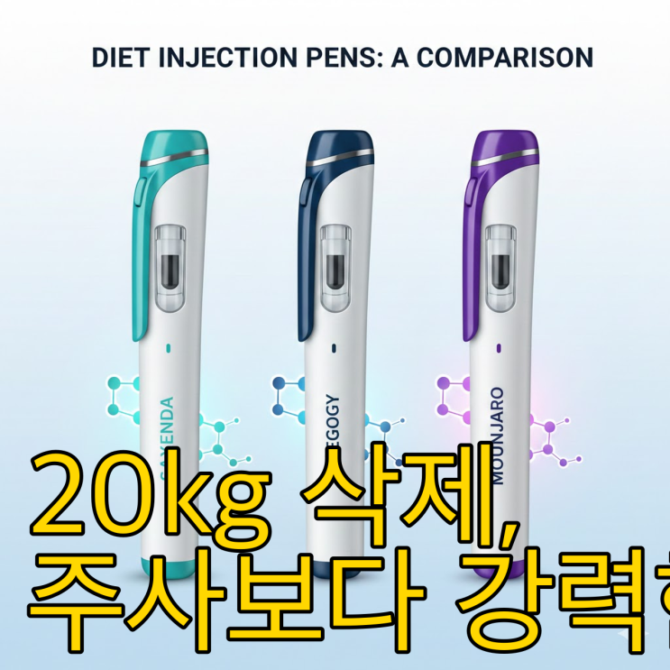  주사 한방에 -22kg? 위고비·마운자로의 실체와 덴마크 다이어트 비법