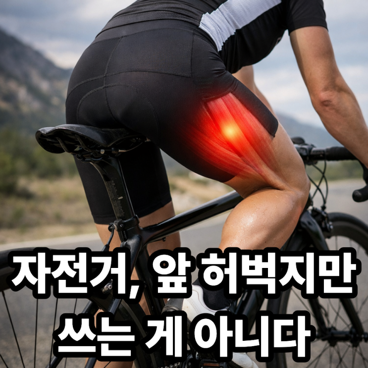  사이클링 시 햄스트링 사용 비율, 얼마나 쓰일까?