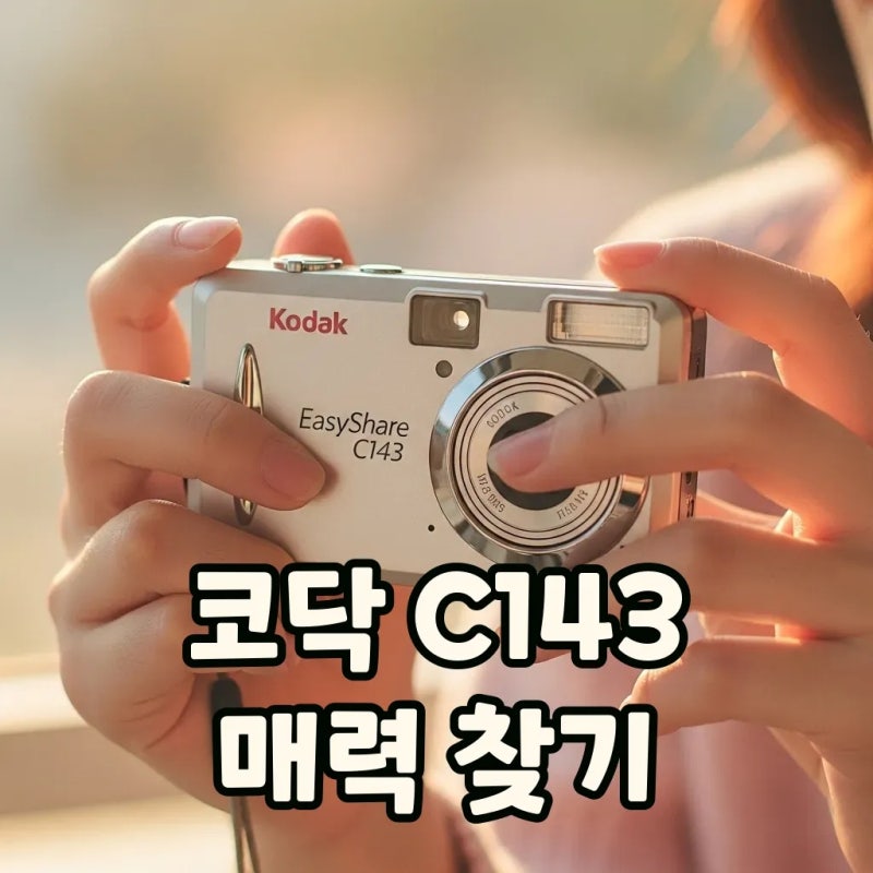 코닥 이지쉐어 C143 매력적인 인물 작례와 비교 포인트