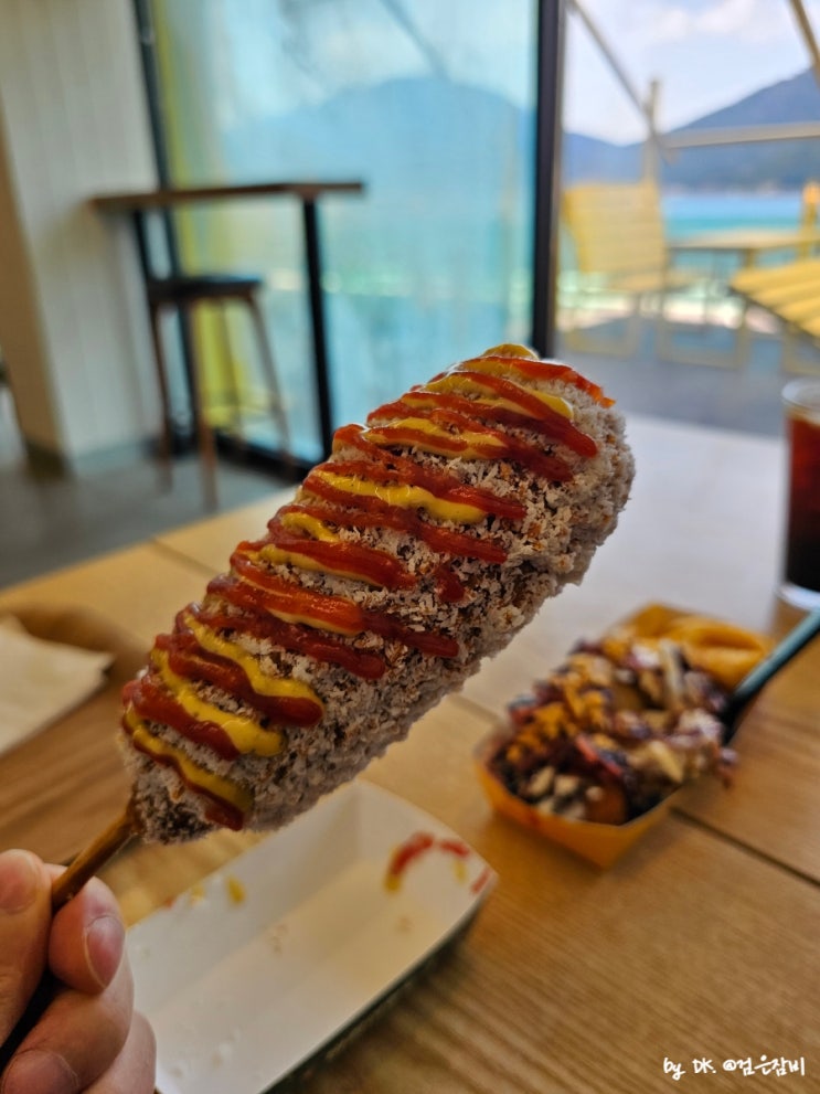  거제도 바람의핫도그 본점 거제 가볼만한곳 브런치 맛집 여행 코스 추천 후기