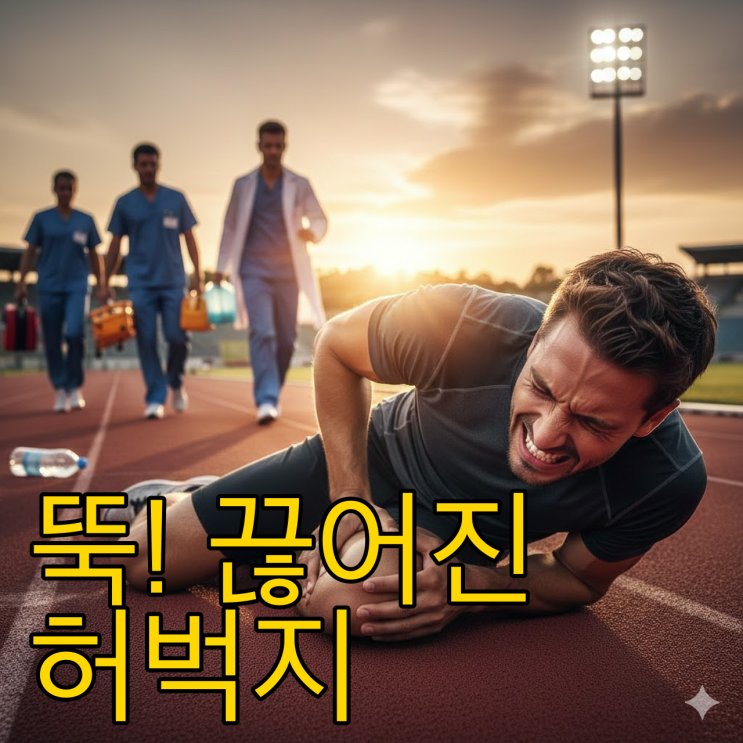  햄스트링 파열, '뚝' 소리와 함께 찾아오는 3주의 지옥