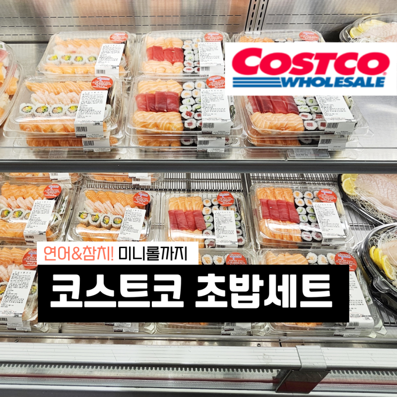 코스트코 초밥세트 가격 가성비로 연어&참치 미니롤까지 저녁밥상