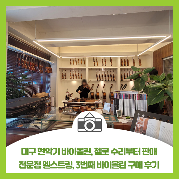  대구 현악기 바이올린, 첼로 수리부터 판매 전문점 엘스트링, 우리 아이 3번째 바이올린 구매 후기