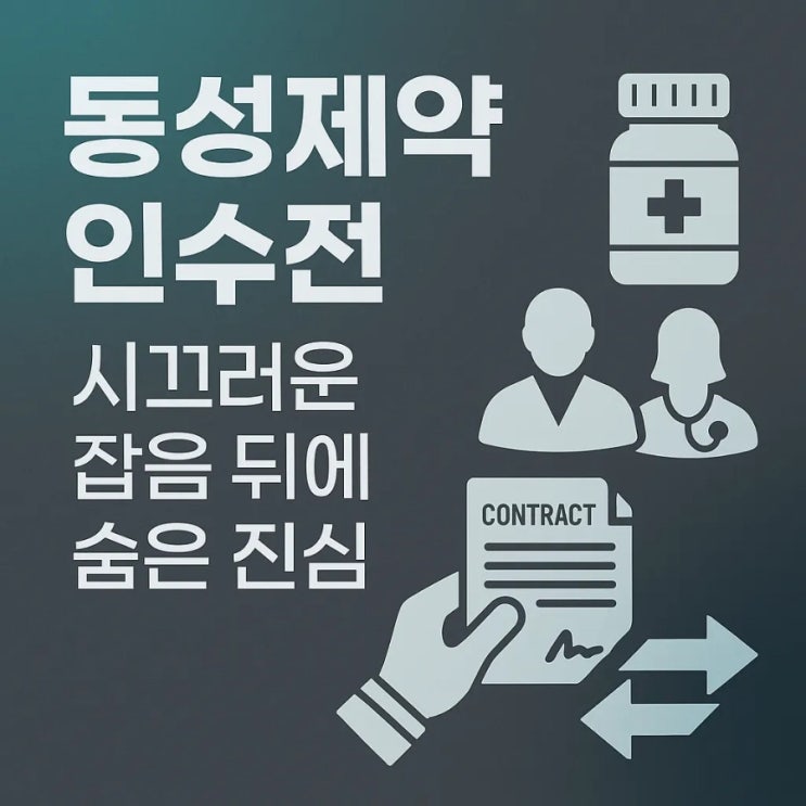  동성제약 인수전, 시끄러운 잡음 뒤에 숨은 진심