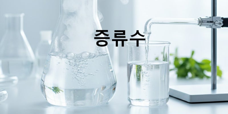 증류수란? 정확한 뜻과 증류수 제조방식 간단히
