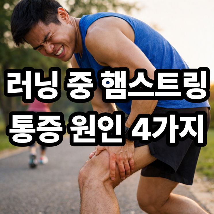   러닝 중 햄스트링 통증 원인과 예방법｜달리다 멈추게 만드는 그 통증의 이유
