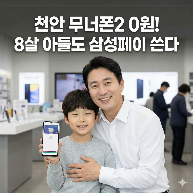 천안 무너폰2 0원! 8살 아빠가 알려주는 삼성페이 쓰는 법과 요금제 팩트체크
