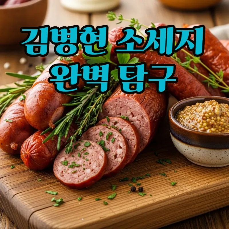김병현 소세지 구매 가이드: 소시지집 위치와 판매 정보