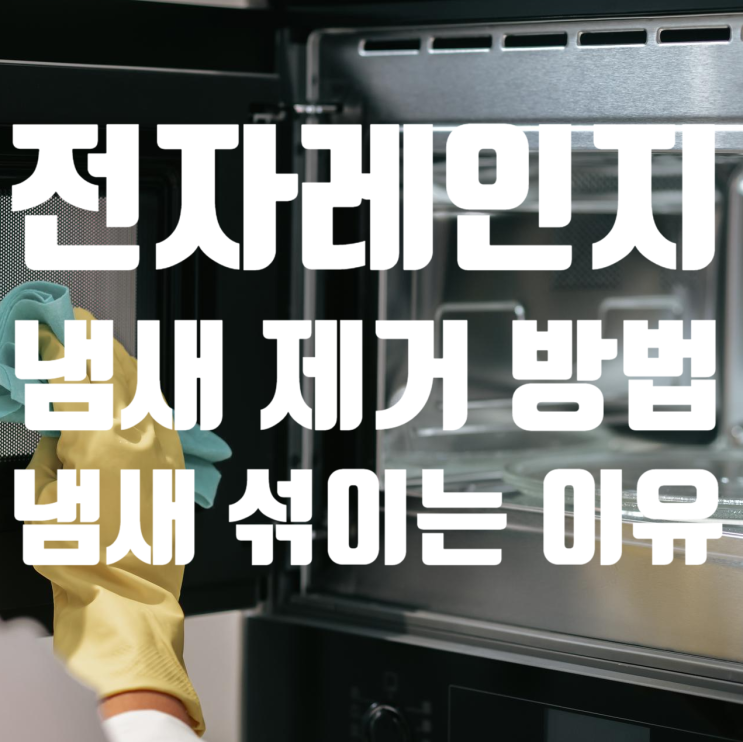  전자레인지 냄새 제거 방법 (음식 냄새 섞이는 이유)