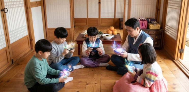  설날 '조카 몬스터' 습격 대비! ️ "삼촌, 폰 좀 빌려줘" 방어용 모바일 게임 & 설 이벤트 혜택 총정리 (브롤/로블록스/피파)