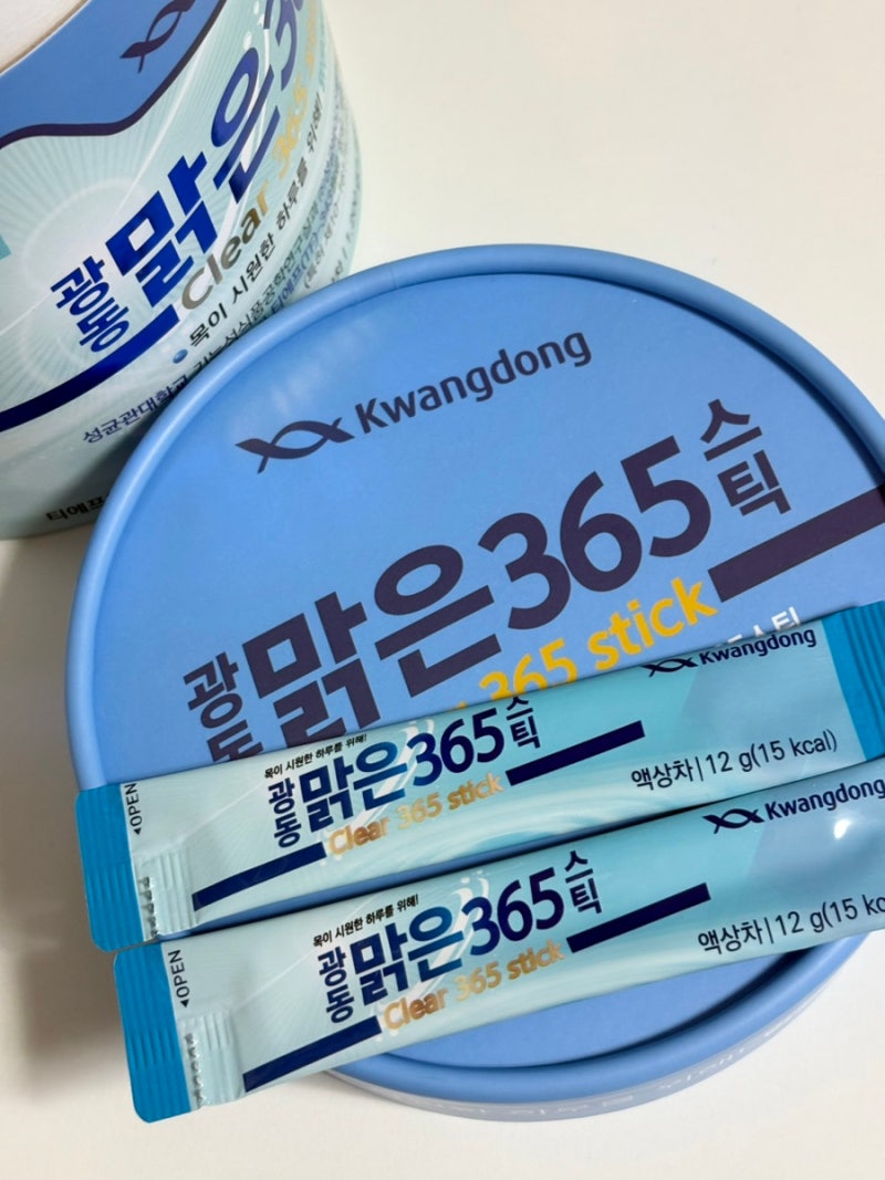 목이건조할때 광동 맑은365 스틱 엄마를 위해 챙긴 상쾌한 한 포