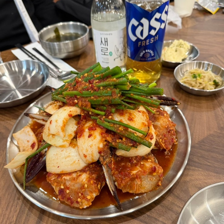  [학돌이네 여의도점] 여의도 매운 꽃게무침 맛집 갑각류 처돌이 2단계 내돈내산 후기 샛강역 데이트 맛집