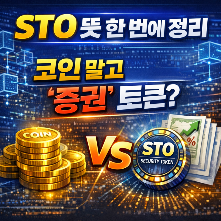 STO 뜻 한 번에 정리: “코인”이 아니라 “증권”을 토큰으로 만든 것