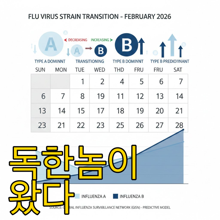  A형 끝난 줄 알았지? 2월, 더 독한 놈이 왔다