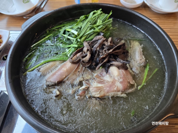 연천 군남파크골프장 인근 미산면 왕징면 맛집 강마을매운탕 능이백숙