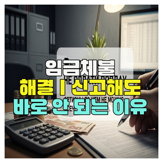  임금체불 해결｜신고해도 바로 안 되는 이유