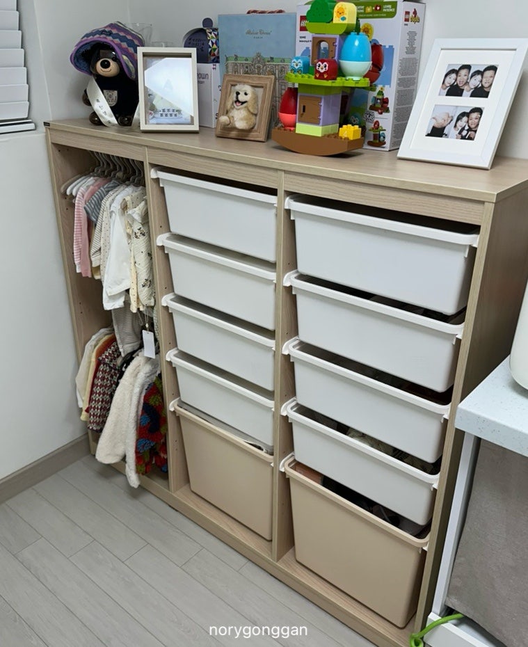 한샘 샘키즈 수납장 리폼 아기 옷장 만들기 | 간단 리폼 후기