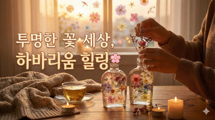  퇴근 후 투명한 꽃 세상에 빠지다, 하바리움 만들기로 일상에 힐링 한 방울 더하기 