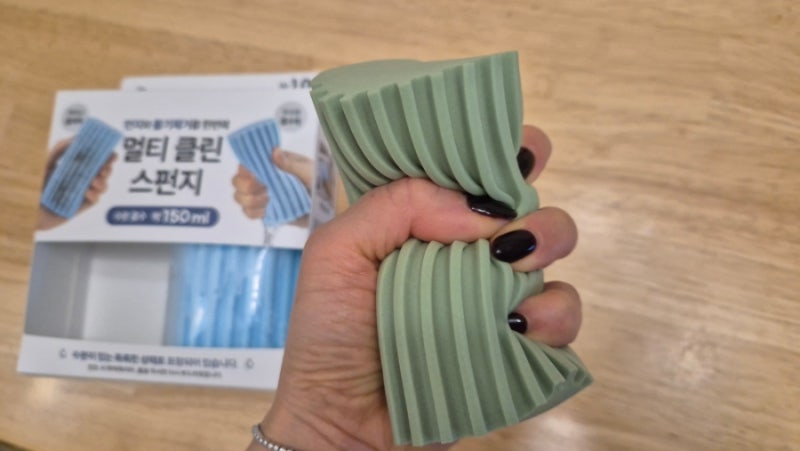 다이소 쇼핑 / 다이소 멀티 클린 스펀지, 싱크대 정리엔 이거!!