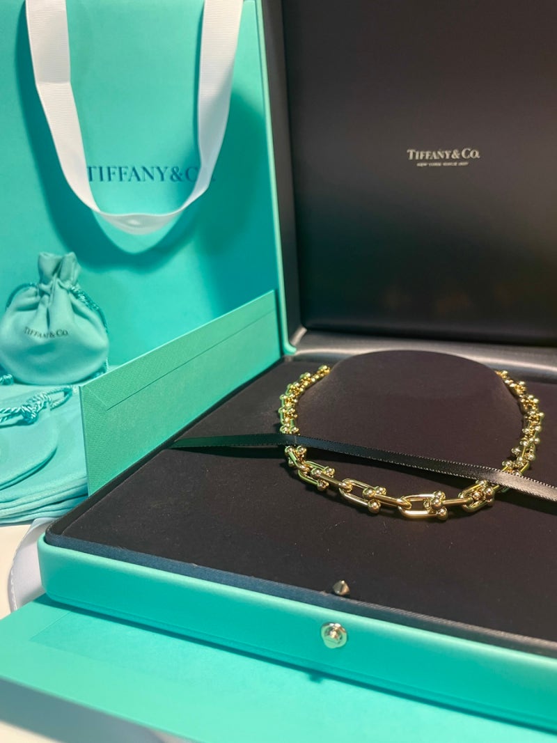 [TIFFANY&CO.] 티파니앤코 / Tiffany hardwear midium link 티파니 하드웨어 미디움 링크 / 일명 김나영 목....