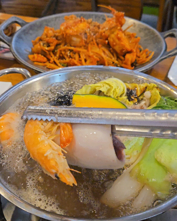 파주헤이리마을 맛집 용궁칼국수 파주헤이리본점 | 통오징어 해물칼국수 점심 후기