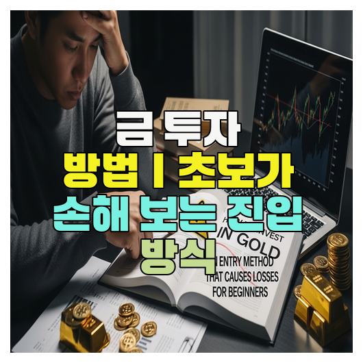  금 투자 방법｜초보가 손해 보는 진입 방식