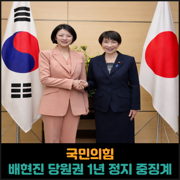  국민의힘, 배현진 당원권 1년 정지 중징계