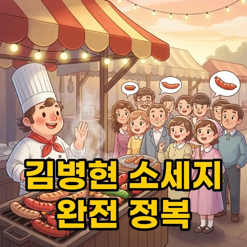 김병현 소세지 가게 위치 구매 팁까지 가이드!