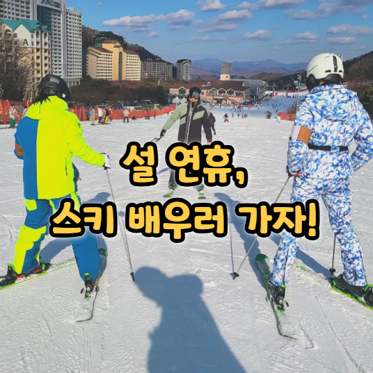  비발디파크 스키강습 설연휴 레슨 추천
