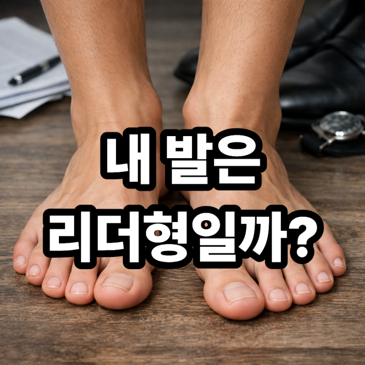  족상으로 알아보는 리더형 발 모양 특징  타고난 주도력의 신호?