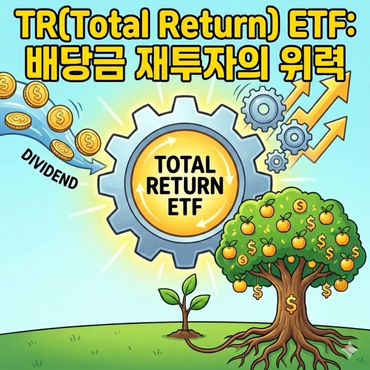 TR ETF란? 배당금 재투자가 만드는 복리의 마법과 세금 아끼는 법 (2026년 최신)