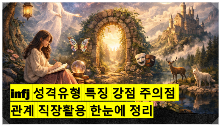  infj 성격유형 특징 강점 주의점 관계 직장활용 한눈에 정리
