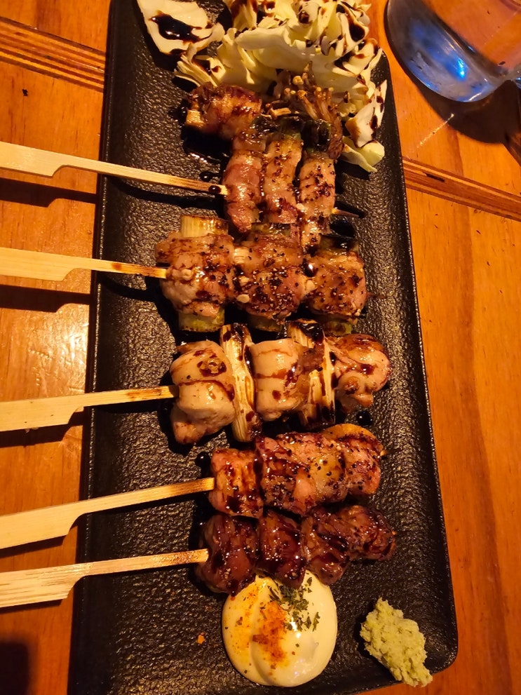  중랑 쿠시 : 비장탄으로 구운 쿠시꼬치세트, 오뎅구이