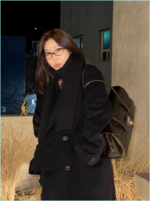  "남편이 보면 깜짝 놀랄걸요?" 다비치 이해리, 밤거리 평정한 안경 지성미 폭발