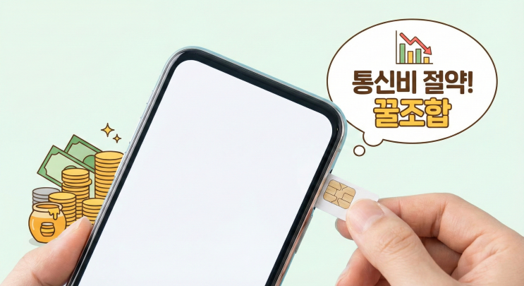  공기계 유심 개통은 알뜰폰 요금제가 꿀조합