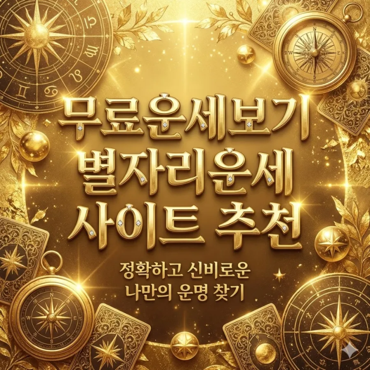  2026년 무료 신년운세 사이트 추천 띠별운세 사주풀이 별자리운세 루시스페이스