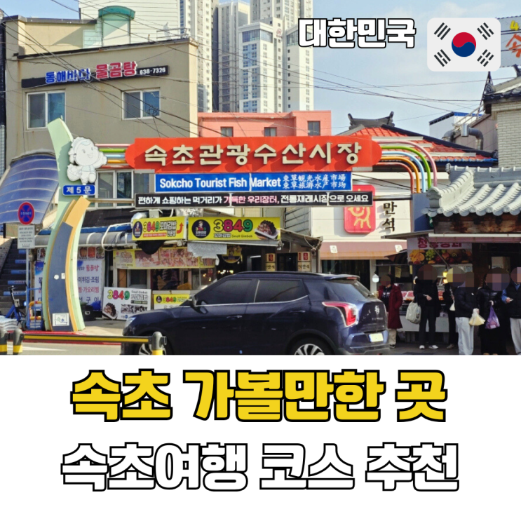  속초 가볼만한 곳 코스 추천 고성 바다정원 영금정 속초 중앙시장