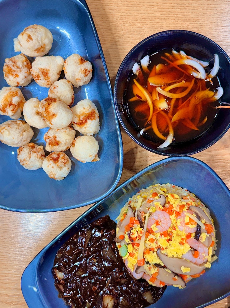  구미 점심맛집 사곡동 중식당 탕수육 세트메뉴 오성루 배달 포장