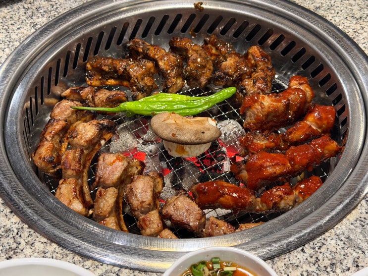 금호동 맛집 최선상회 쪽갈비 갈비살 껍데기 메뉴 후기(주차)
