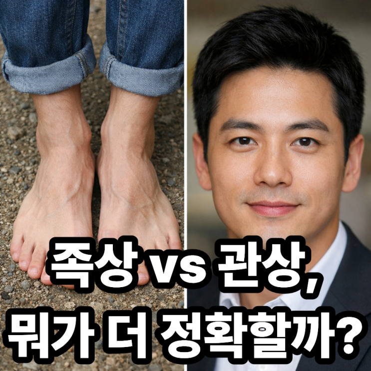  족상과 관상 차이점 한눈에 비교, 무엇이 다를까?