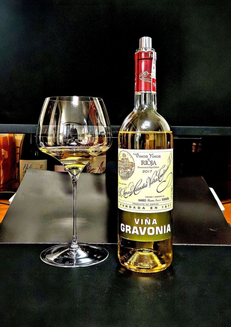  [화이트] 비냐 그라보니아 크리안자 블랑코 2017 Vina Gravonia Crianza Blanco 2017 스페인 리오하 화이트 와인 리뷰