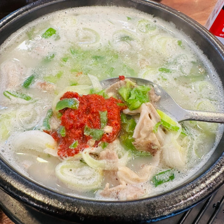  아산여행 아침식사 순대국밥 맛집, 이름도 재미있는 먹때깔!!