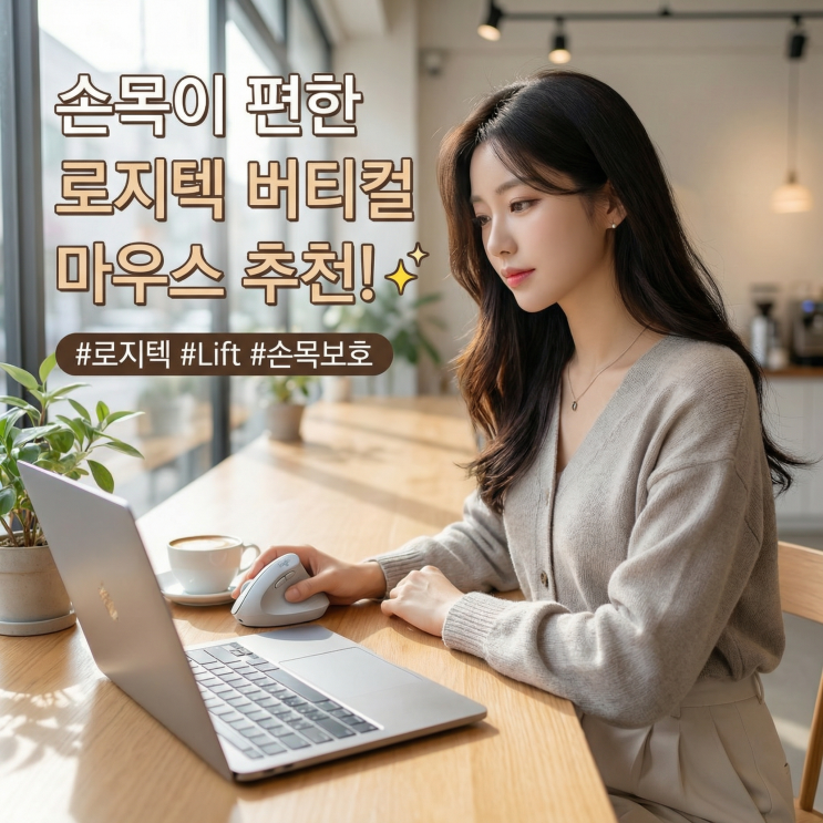  로지텍 버티컬마우스 lift 사무용 손목 보호 마우스 mx 차이