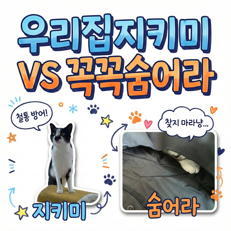  설연휴 친인척이 방문하면 윌리를 찾아라? 아니, 고양이를 찾아라! (난이도 )